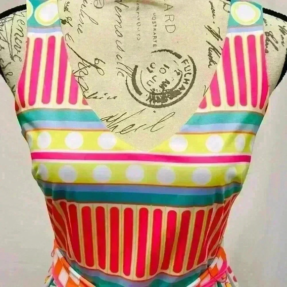 GRETCHEN SCOTT Date Night Matinee Belted Dress w/pockets size XS - Picture 3 of 11